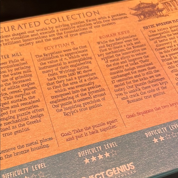 ©️True Genius Ancient Treasures™️ Puzzle Set - Multicolor - Picture 5 of 8